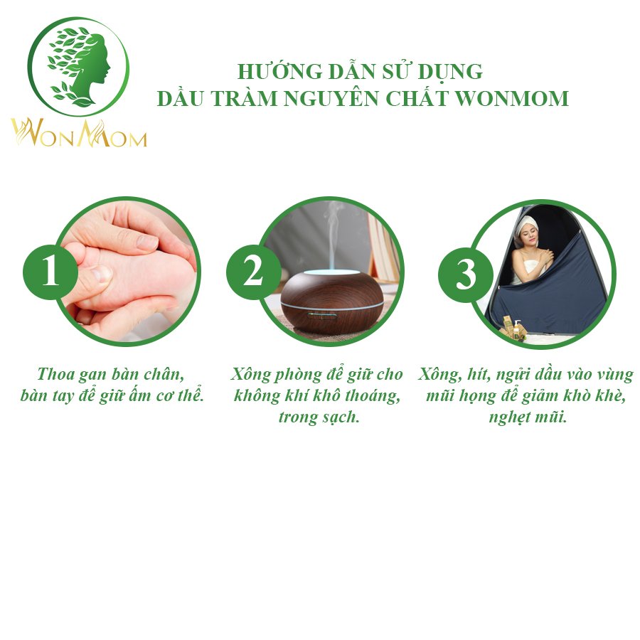 [HCM]Dầu tràm WONMOM 15ml- DMPTD2