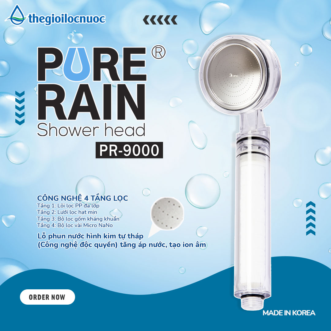 Vòi sen lọc nước đa chức năng PURE RAIN