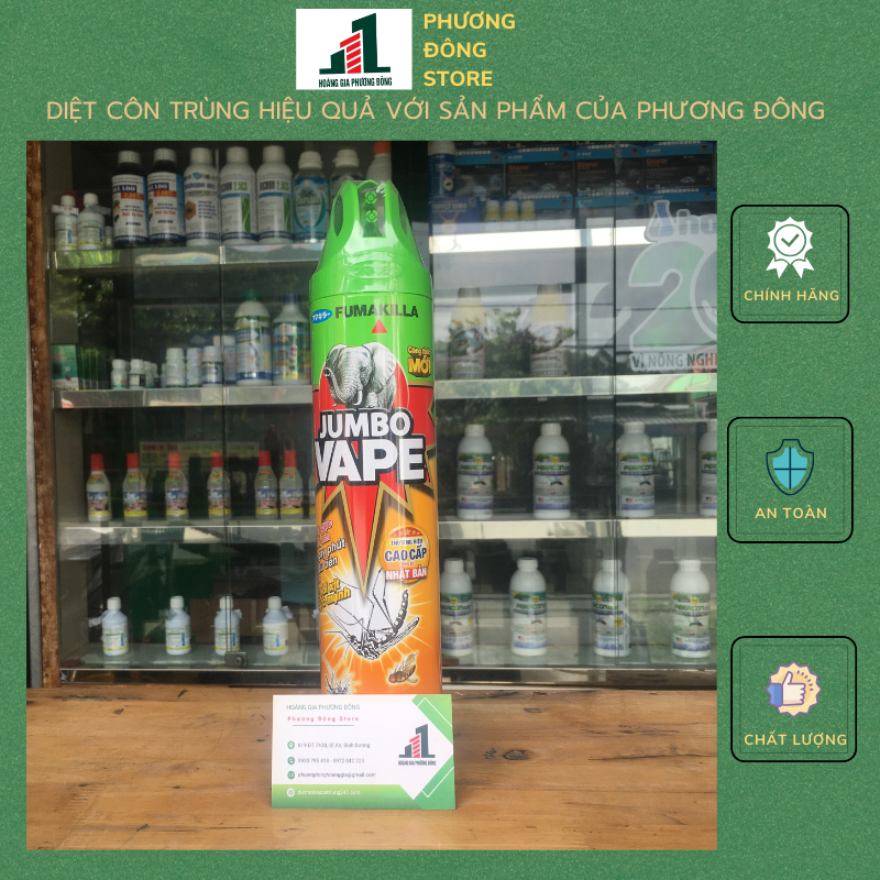Bình xịt muỗi jumbo (Chai 600ml)
