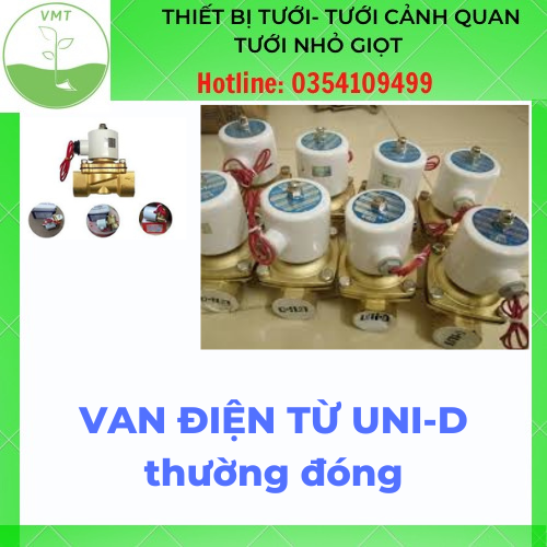 Van điện từ phi 21mm ( thường đóng) - van từ đồng 1 chiều