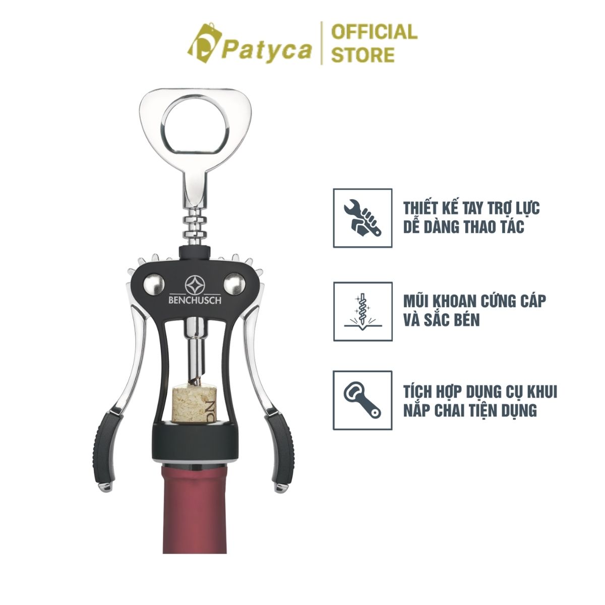 Dụng Cụ Khui Rượu Vang Benchusch