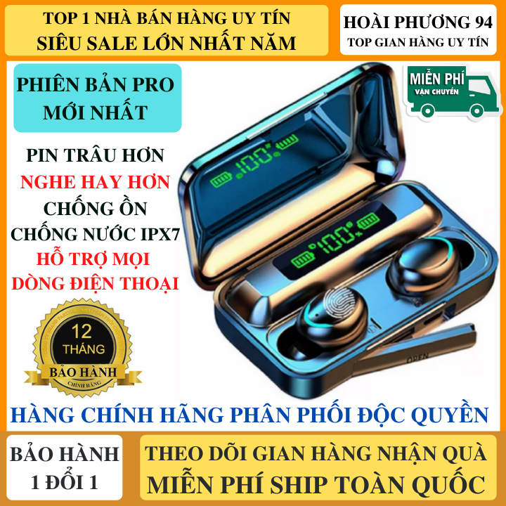 >> BÁO GIÁ TAI NGHE BLUTETOOTH NHÉT TAI X8 KHÔNG DÂY, CHỐNG NƯỚC, PIN 300 MAH, NGHE NHẠC, ĐÀM THOẠI 12H-TẶNG KÈM TAI PHỤ- | Shopee Lazada Sendo Tiki mới nhất 170 Tai Nghe Bluetooth F95 Phiên Bản NÂNG CẤP Pin 3500 maH Micro HD 2 Bên, Chống Ồn, Chống Nước, Hỗ Trợ Mọi Dòng Máy - Tai nghe bluetooth pin trâu - Tai Nghe nhét tai không dây amoi f9 - Tai nghe bluetooth không dây