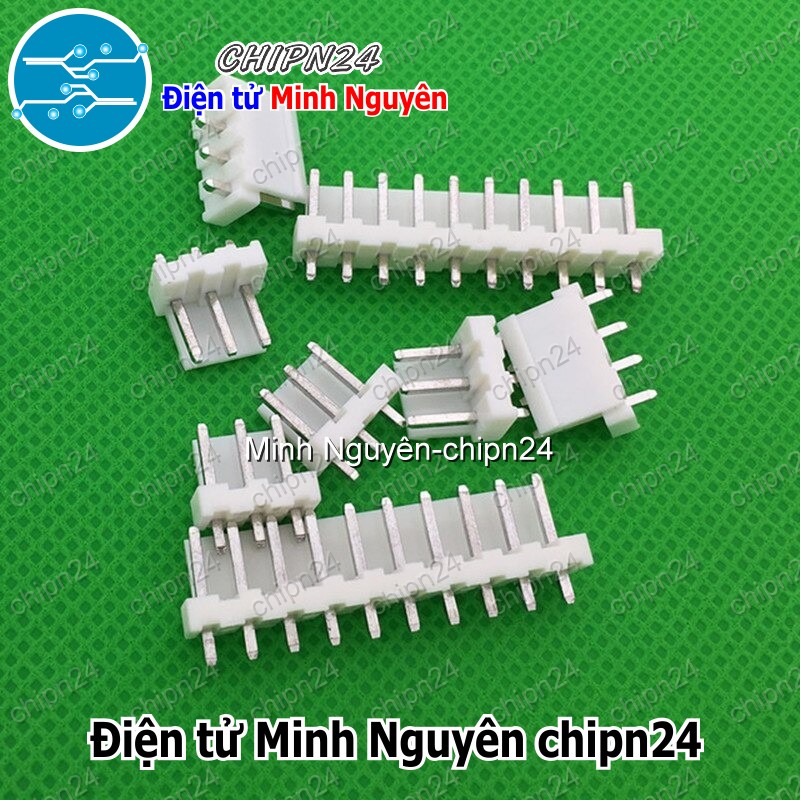 (F305) Header VH3.96 Đực Thẳng (2P/3P/4P/5P/6P/7P/8P/9P/10P/11P/12P 3.96 3.96MM) - [Chọn Loại] - HHH.00229