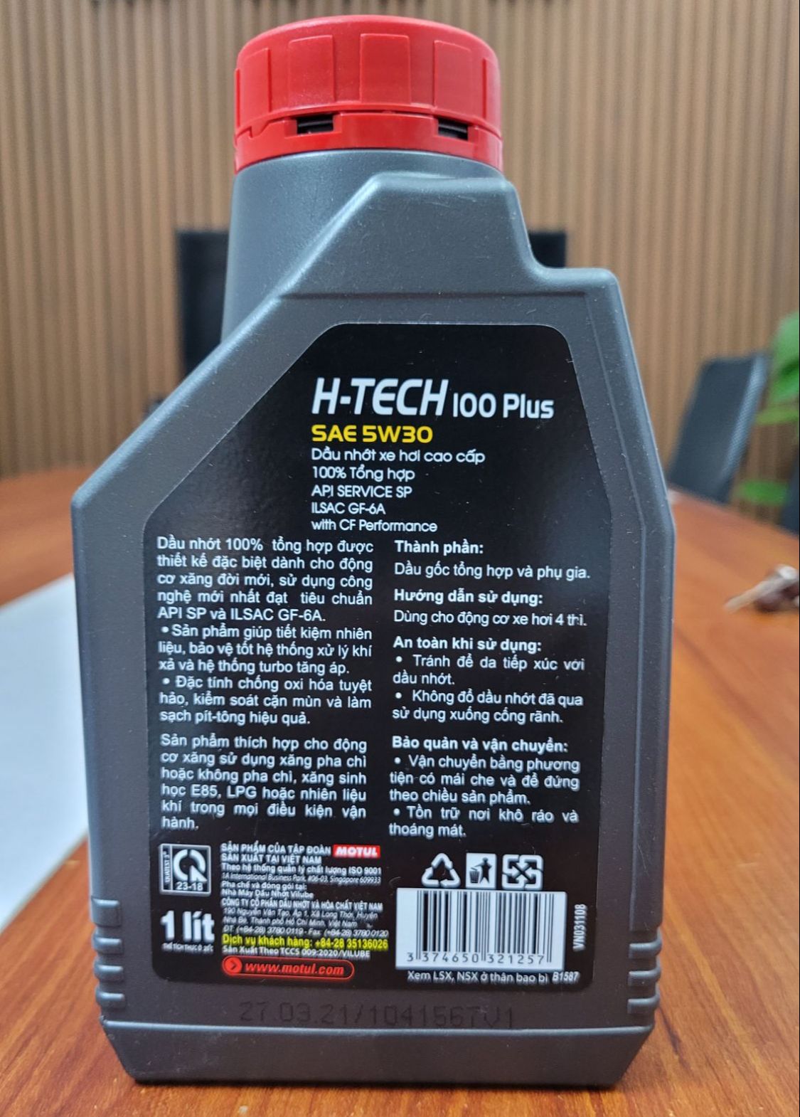 Motul h-tech 100 plus 5W30 SP 4L
