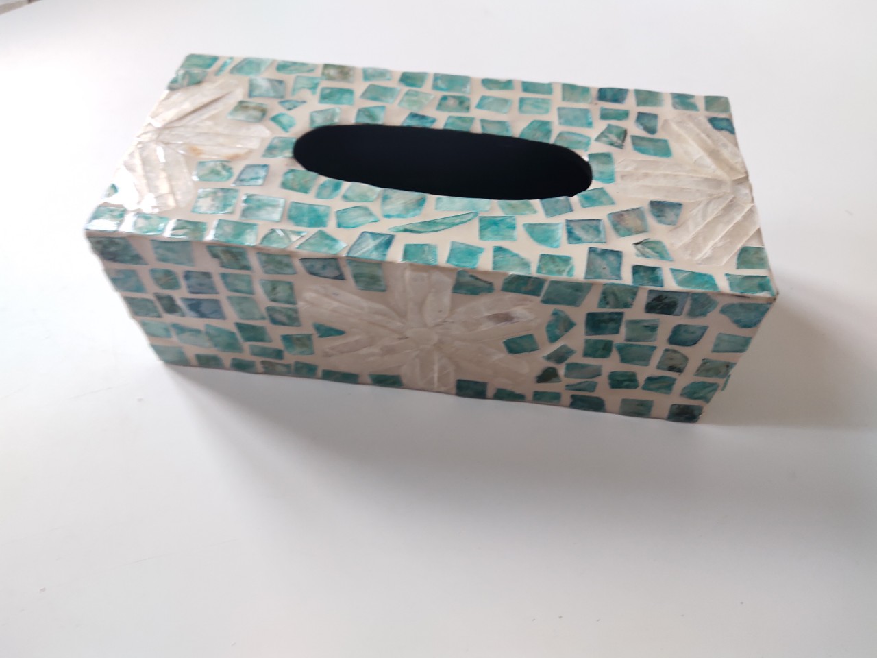 Hộp Đựng Giấy Khảm Trai Nghệ Thuật