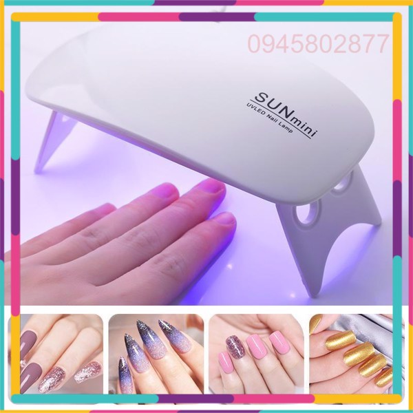 [ GIÁ TỐT ] Máy sấy gel móng tay khô, Máy Hơ Gel Sun Mini 6W , Máy Hỗ Trợ Làm Móng Tại Nhà Nhanh Gọn, Thuận Tiện, Tiết Kiệm Chi Phí