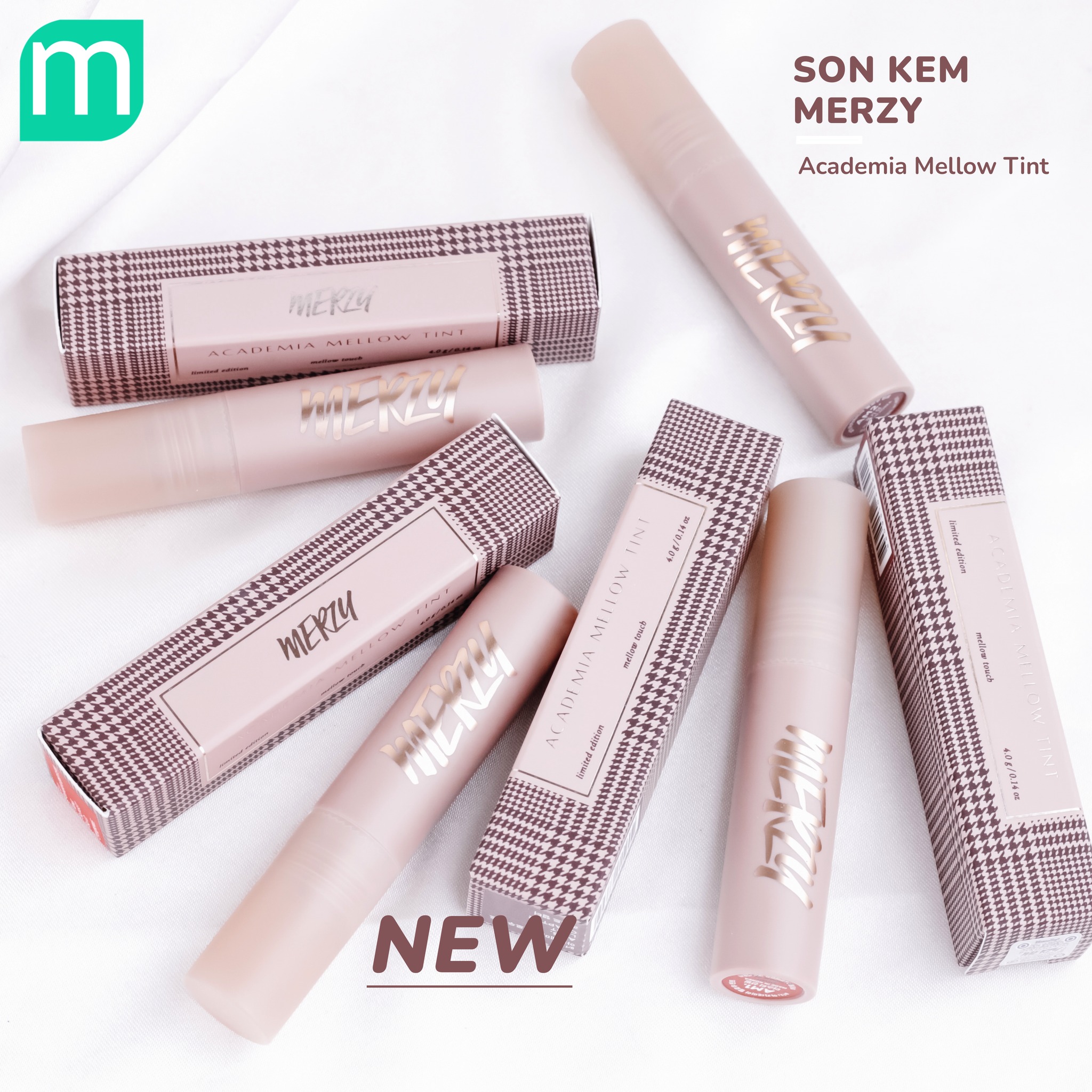 Son Kem Lì Merzy Academia Mellow Tint 4g