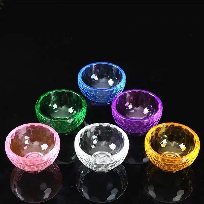 Chén thủy tinh 7 màu nhỏ - 6cm