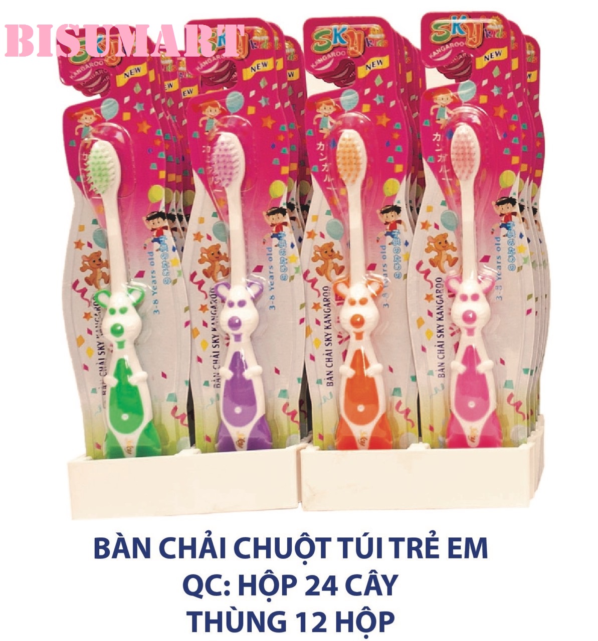 Bàn chải đánh răng trẻ em siêu mềm SKY