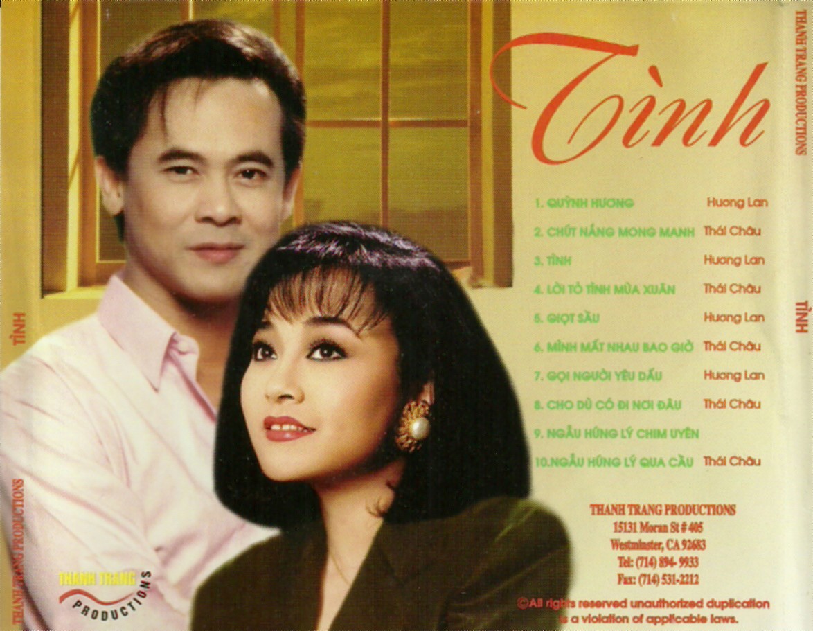 Tình - Hương Lan - Thái Châu (Thanh Trang CD)