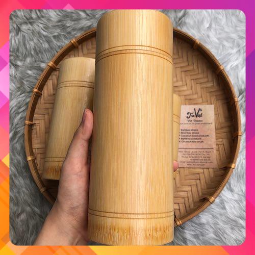 [HCM]Hộp đựng trà bằng tre vintage - Tea Container - có 3 kích thước lựa chọn