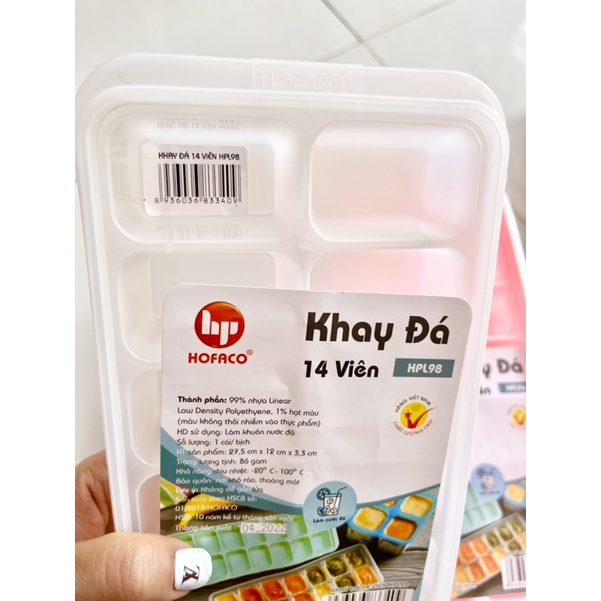 Khay Đá 14 Viên HOFACO(HPL98)