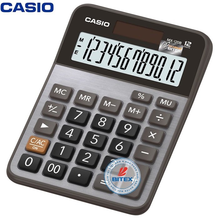 Máy tính Casio MX-120B - Chính hãng Bitex, Bảo hành 7 năm