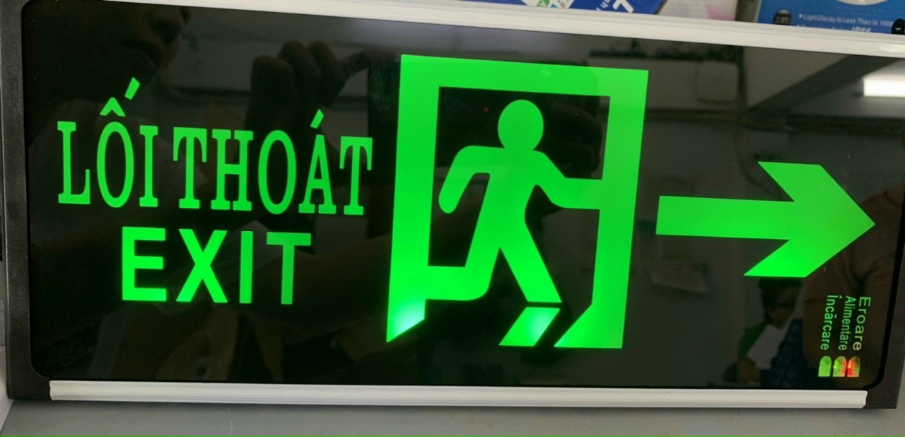 Đèn Exit lối thoát đèn chỉ dẫn khẩn cấp