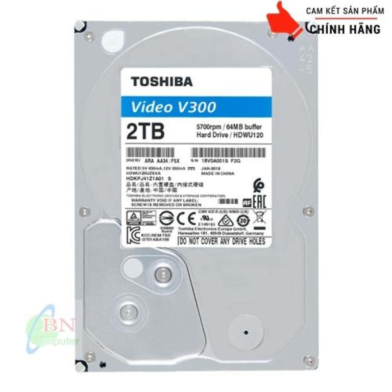Bảng giá Ổ Cứng HDD Toshiba 2TB AV Hàng Chuyên Dụng Dành Cho Camera Phong Vũ