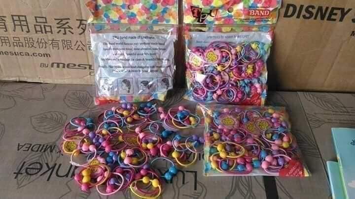 Túi 50 dây chun buộc tóc cho bé