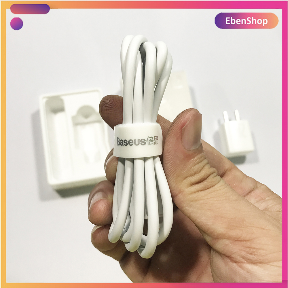 Bộ sạc nhanh cổng C Baseus 20W cho iphone