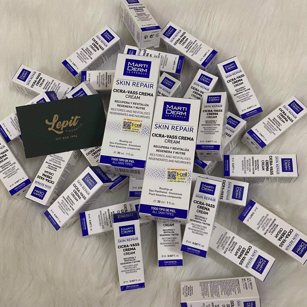 Kem Dưỡng Tái Tạo & Phục Hồi Da Nhạy Cảm Martiderm Cicra