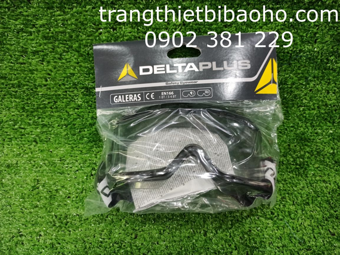 Kính chống hóa chất Deltaplus Galeras Clear dẻo trong - hàng sẵn
