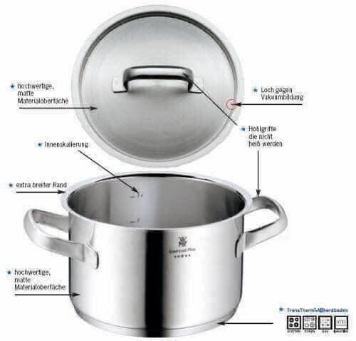 Bộ Nồi Xịn WMF Gourmet Plus 7 Món
