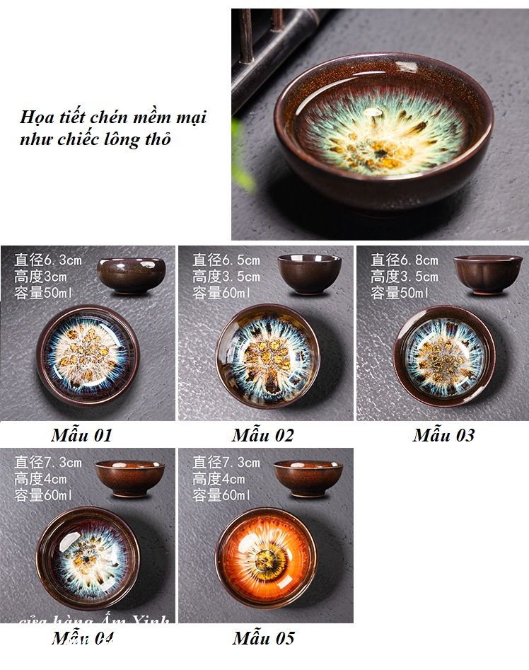 Chén Thiên Mục Lông Thỏ