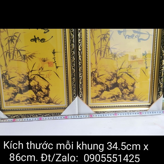 Bộ tranh thư pháp CHA MẸ