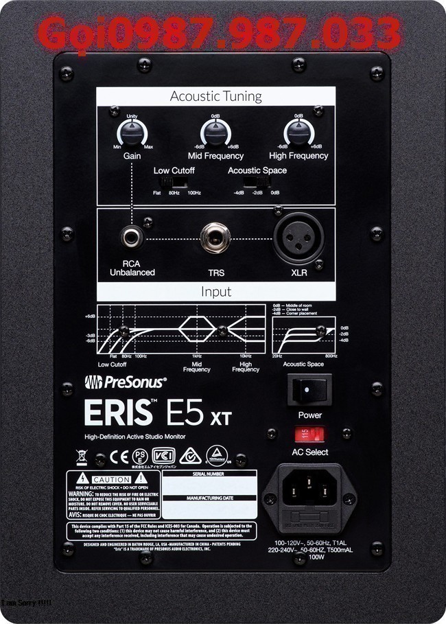 Loa kiểm âm PRESONUS ERIS E5 XT - Giá 1 cặp
