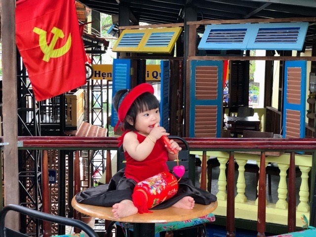 [HCM]Set yếm nhung đỏ 3 chi tiết