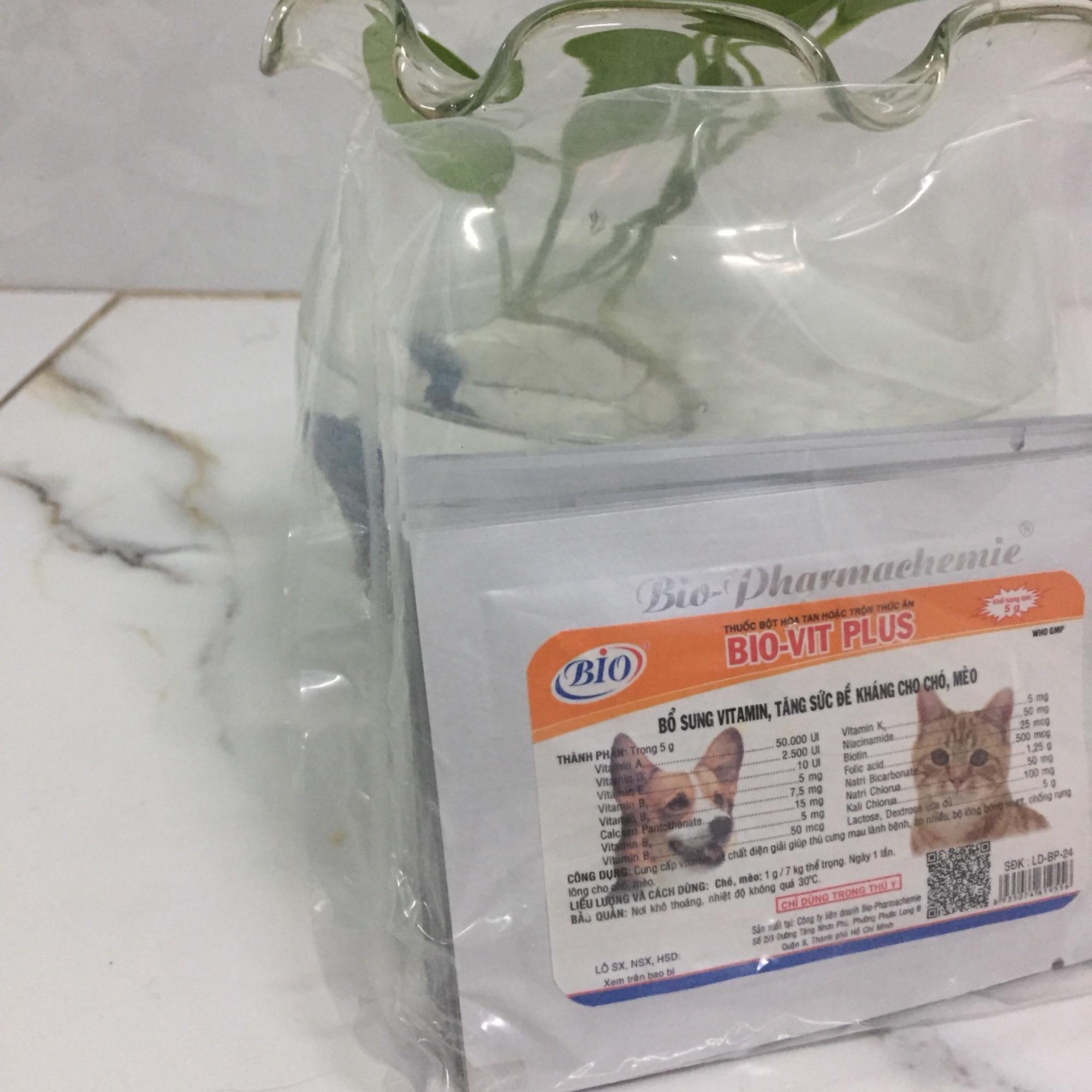 [HCM]BIO- VIT PLUS Vitamin cho chó - mèo gói 5g