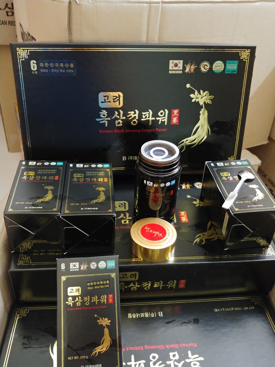 Cao hắc sâm hàn quốc hộp 4 lọ/ 250g