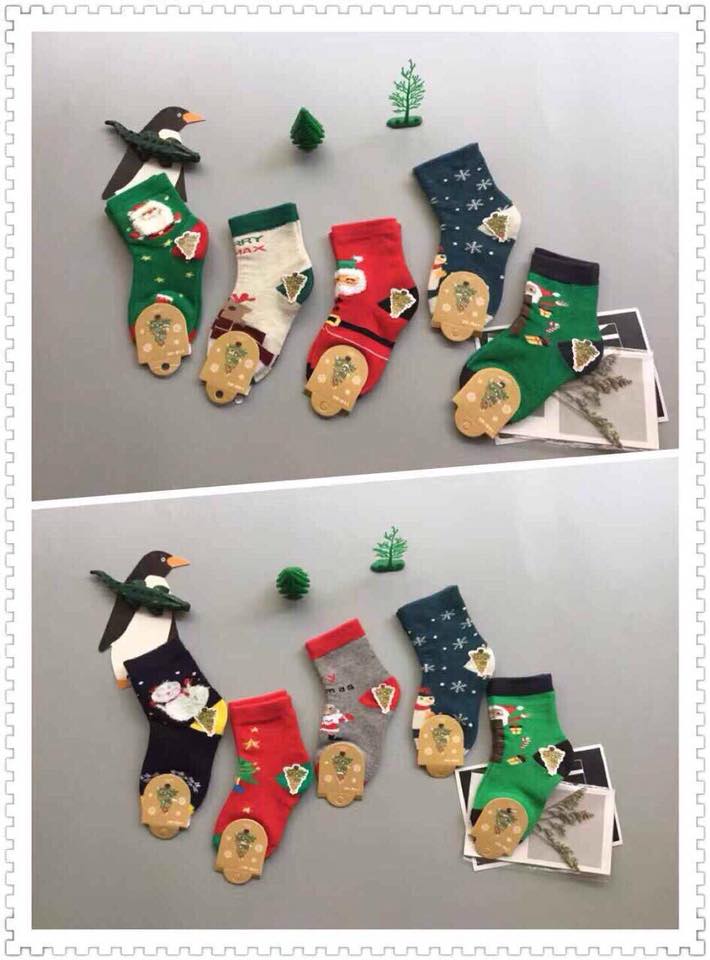 Combo 10 đôi tất Noel cho bé -Tất noen trẻ em-Tất trẻ em cao cổ-Tất trẻ em-Tất bé trai-Tất bé gái -Tất hình thú cho bé
