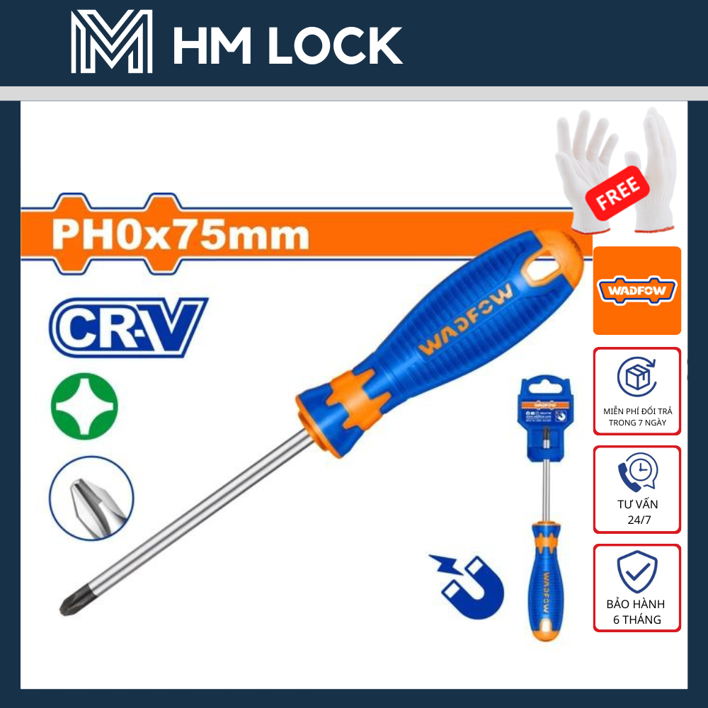 Tua vít bake nhiều size wadfow - hàng chính hãng - wsd2203 - hm lock