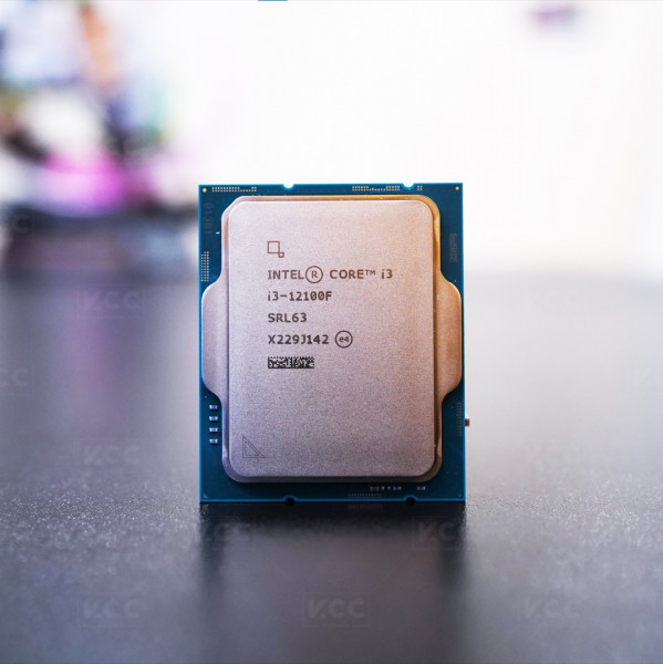 CPU intel core i3 12100F( 4 NHÂN 8 LUỒNG / 3.3 - 4.3 GHZ / 12MB ) Socket LGA 1700 Tray NEW BH 36 tháng