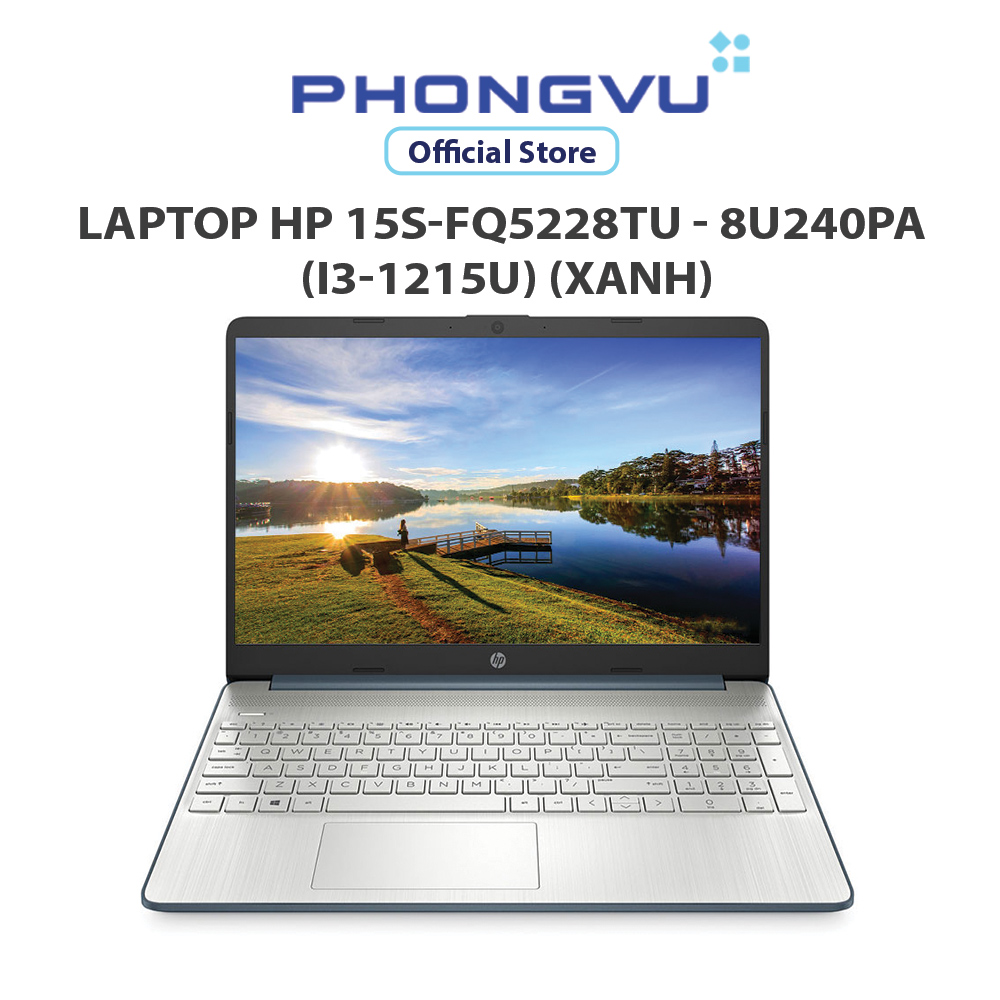 Laptop hp 15s-fq5228tu - 8u240pa - bảo hành 12 tháng