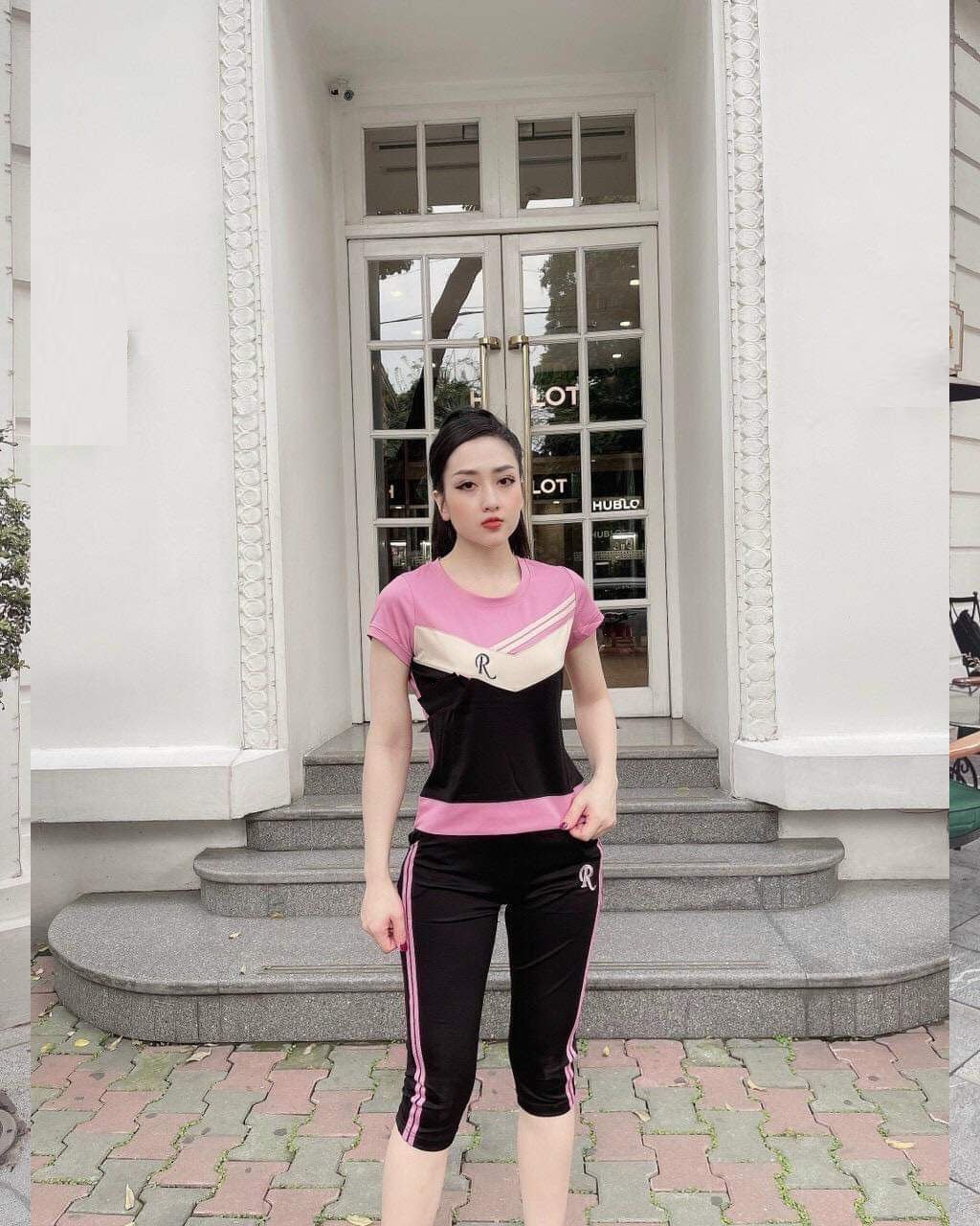ĐỒ BỘ MẶC NHÀ QUẦN LỬNG DÁNG THỂ THAO