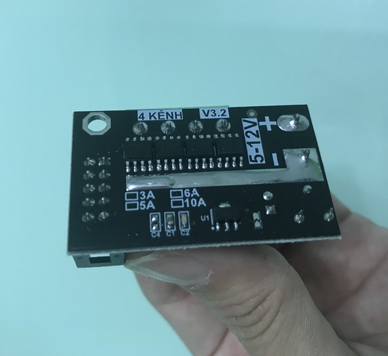 Mạch điều khiển led vẫy 4 kênh công suất cổng 6A