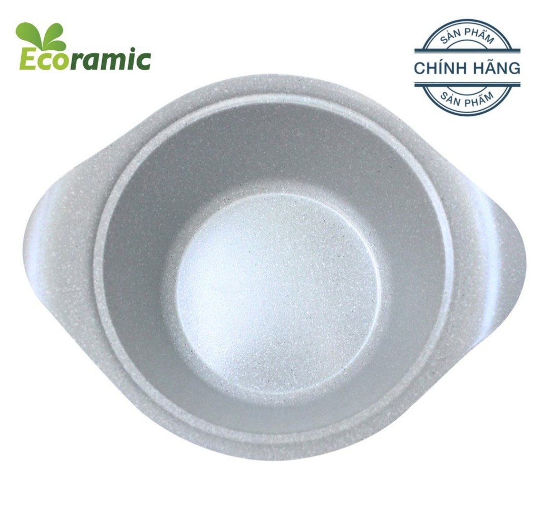 Nồi Đúc Vân Đá ECORAMIC HÀN QUỐC 16CM /HÀNG CHÍNH HÃNG