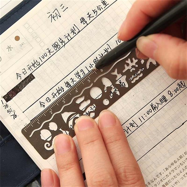 [HCM]Thước Vẽ Trang Trí Ruler Bookmark - Hot - Air Balloon