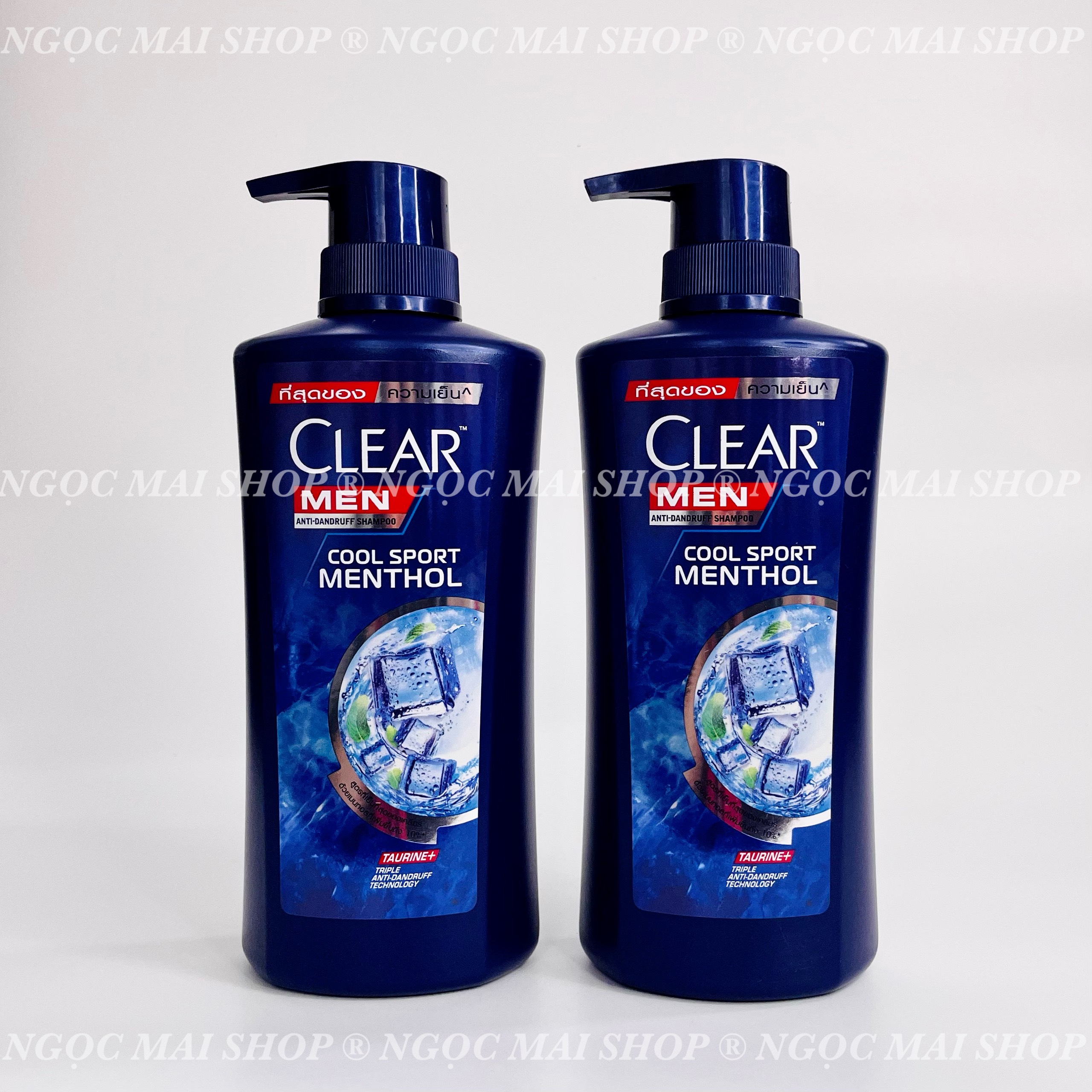 Dầu Gội Clear Bạc Hà Nữ Mát Lạnh (435ml- 400ml) Thái Lan