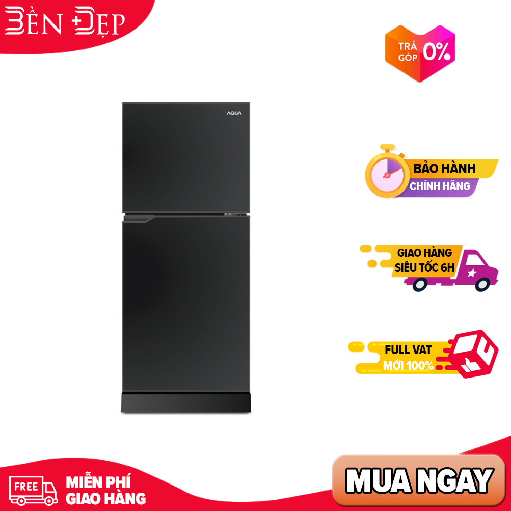 [TRẢ GÓP 0%] Tủ lạnh Aqua 143L AQR-T150FA(BS) (Giá áp dụng giao tại HN, HCM& các tỉnh liên hệ shop)