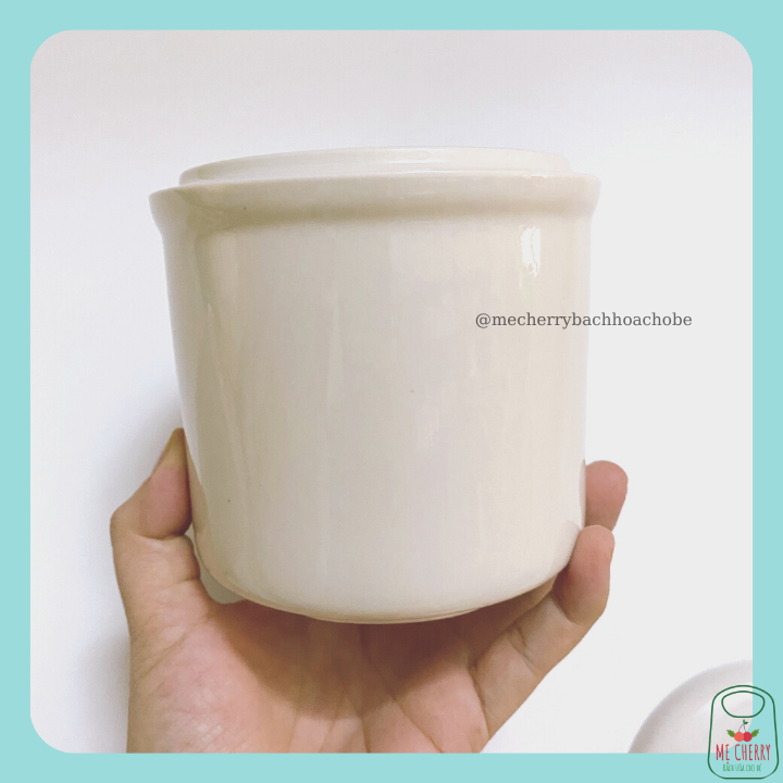 Thố sứ 0.5L - phụ kiện thay thế nồi nấu chậm Bear
