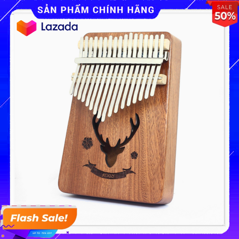 Đàn kalimba 17 phím tặng stick màu và búa chỉnh âm GECKO309