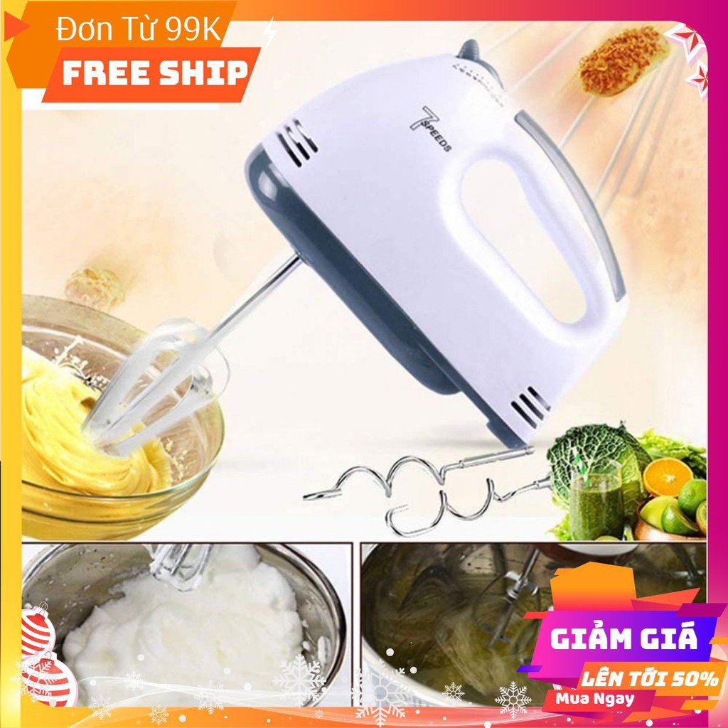 HÀNG TỐT- Máy Đánh Trứng Cầm Tay Mini 7 Tốc Độ Cao Cấp Công Suất 350W Mẫu Mới 2023 máy đánh trứng tự động, máy đánh bọt cà phê Mega big 5.0