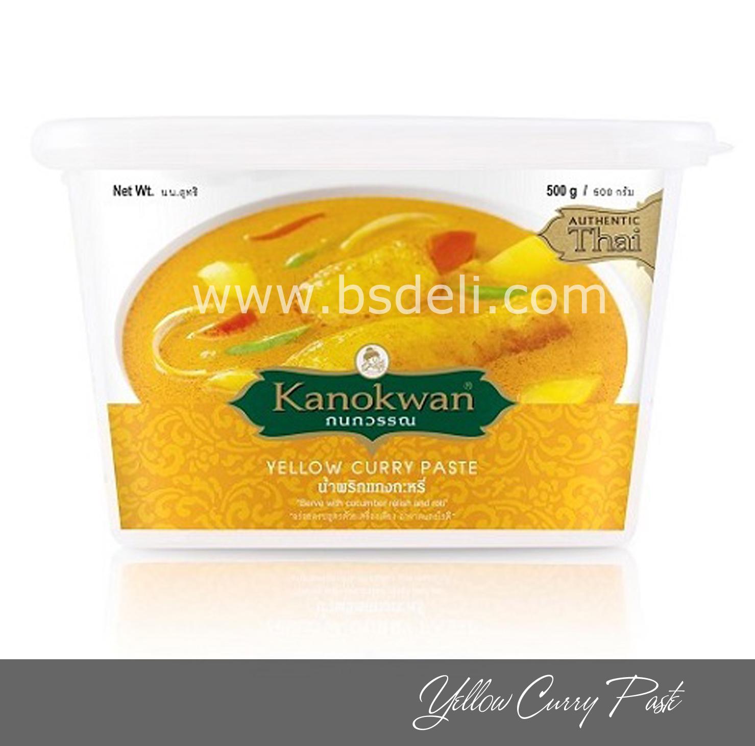 [Date T10/2026] Cà ri vàng 500g Kanokwan Thái Lan-- Yellow Curry Paste
