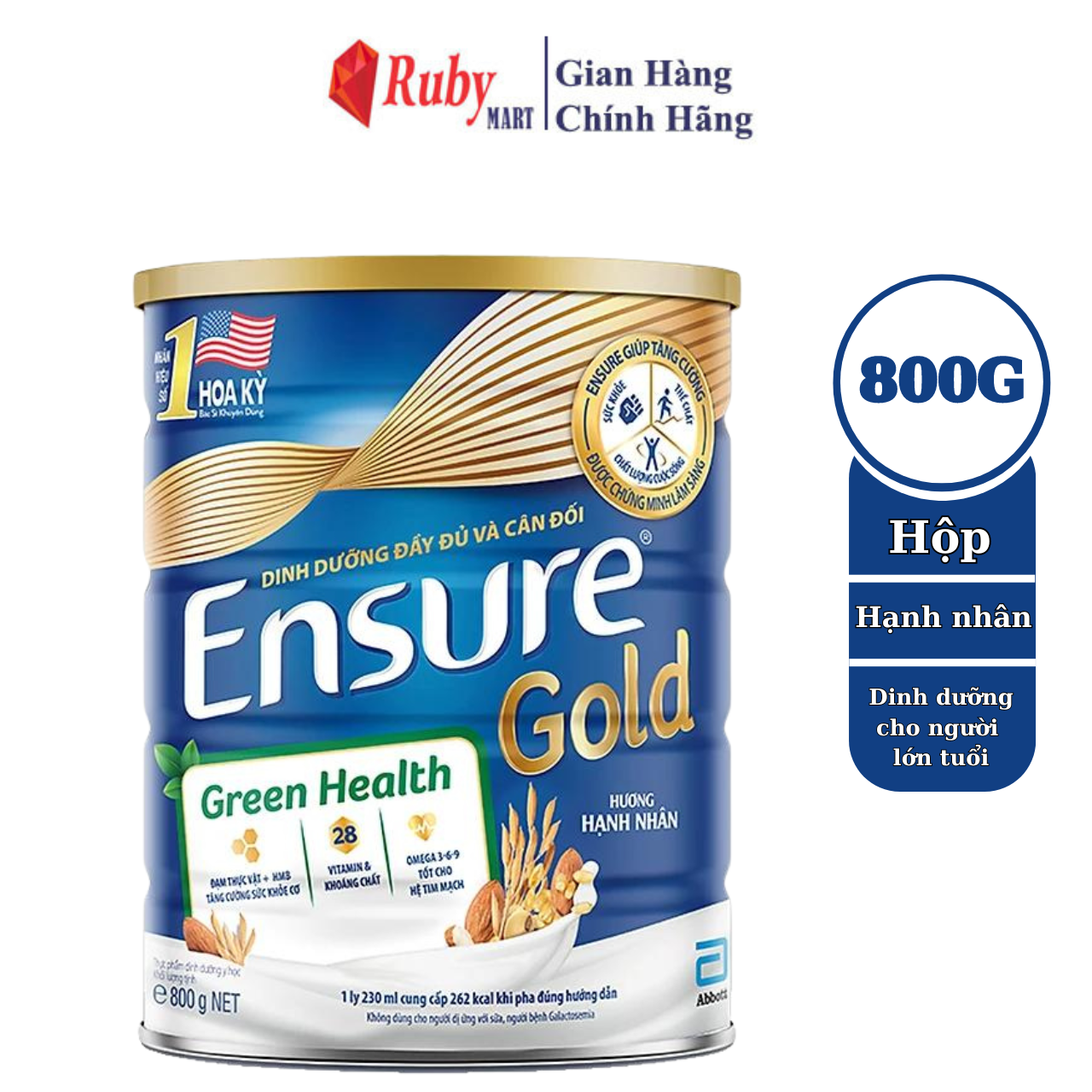 Ensure Gold Green Health plant protein powder 800g