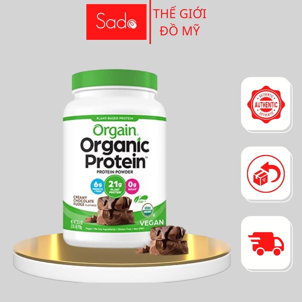 Bột Protein Hữu cơ Orgain Organic Protein [ Vị Chocolate ]