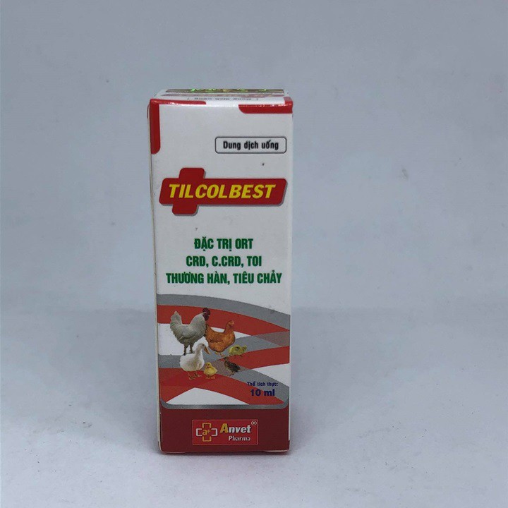 Combo x 3 lọ TILCOLBEST đặc t.rị cac van de ve ho hap cho gà