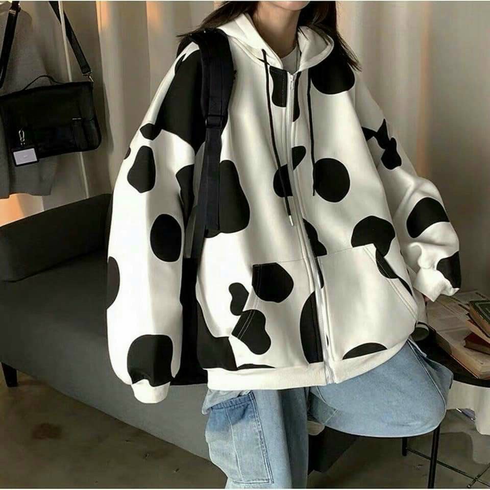 [ XẢ KHO 3 NGÀY ] Áo Khoác Hoodie Sweaters Nam Nữ -{ CHẤT ĐẸP } Tặng Kèm khẩu trang su , Áo Hoodie Nữ Bò Sữa Cao Cấp