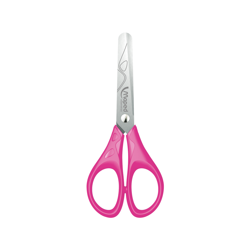 MAPED - Kéo học sinh PULSE 13cm (đầu tròn, lưỡi kéo CNa cm, từ 4 tuổi) - 1 cây