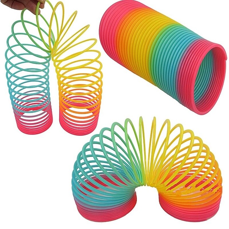 Đồ chơi Lò Xo Cầu Vòng Mã SP: 105-1 (Dài 15 cm)
